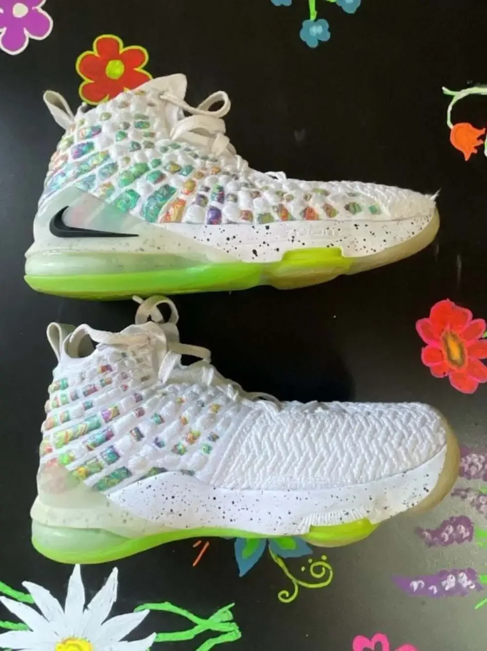 Nike LeBron 17 GS 'Air Command Force' Basketball Shoes (BQ5594-100)